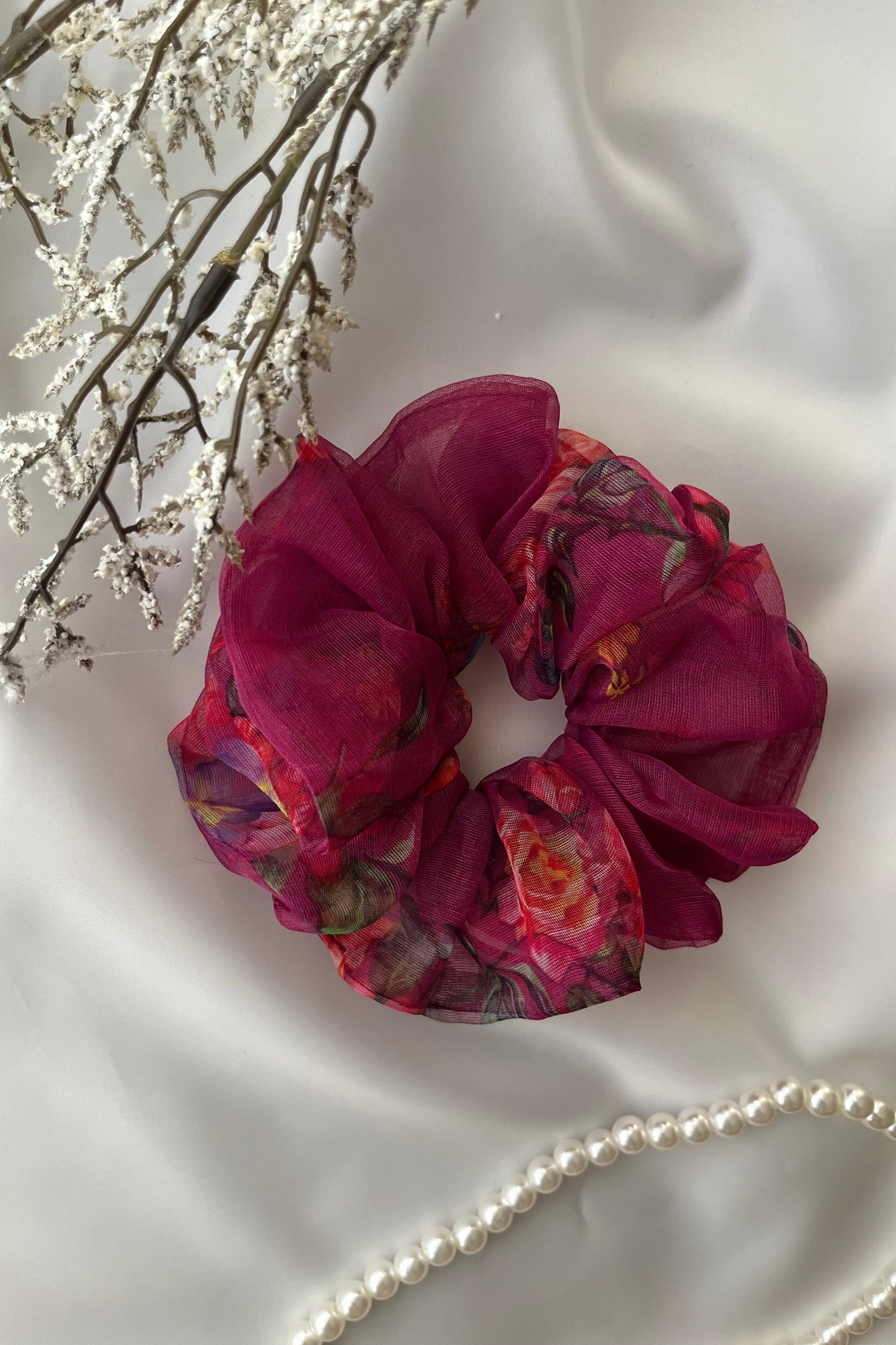 Hot Pink Scrunchie